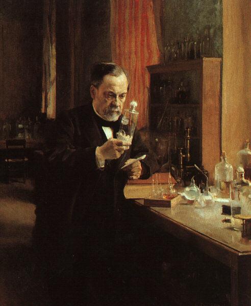Albert Edelfelt Portrait of Louis Pasteur oil painting picture